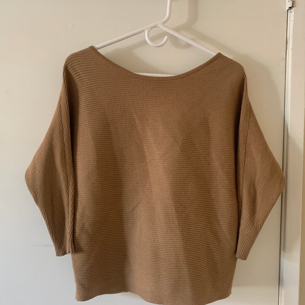 Camel Knit Sweater